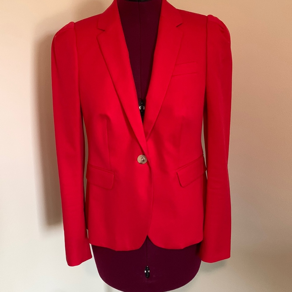 J Crew Puff Sleeve Blazer
